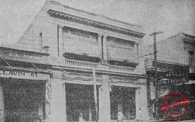 Taboada y Rodríguez. Edificio del salón de exposición en la Avenida de Italia (Galiano), 63.