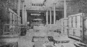 Taboada y Rodríguez. Vista interior de la sala de exposición en la Habana ca. 1918.