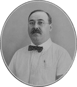 Retrato de Eugenio Álvarez Hernández, dueño del Central Australia, empresario destacado de la industria azucarera de Matanzas.