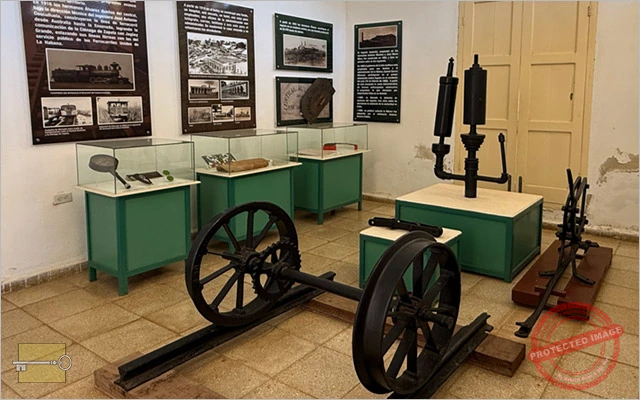 Sala dedicada al central Australia en el Museo de la Comandancia de las FAR.