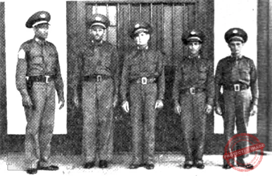 Cuerpo de vigilancia municipal de Caimito del Guayabal ca. 1944.