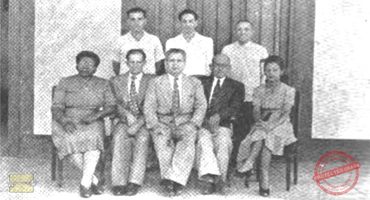 Personal de la Administración Municipal de Caimito del Guayabal ca. 1944.
