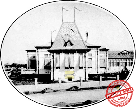 Casa club del Casino de la Playa de Marianao vista desde la playa, ca. 1920.
