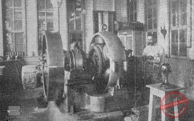 Planta Eléctrica del Central Habana en el término de Caimito del Guayabal ca. 1918.