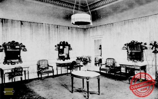 Cuarto de señoras del Casino de la Playa de Marianao, ca. 1920.