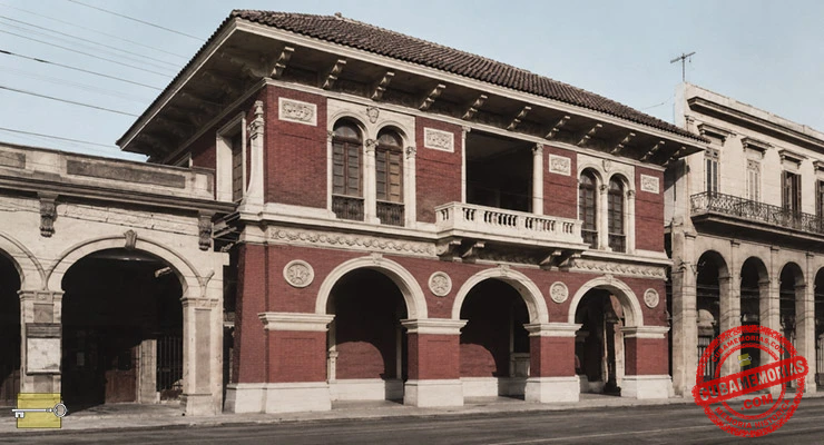 Fachada del edificio social de la Sociedad Cubana de Ingenieros, inaugurado el 15 de noviembre de 1921 en La Habana.
