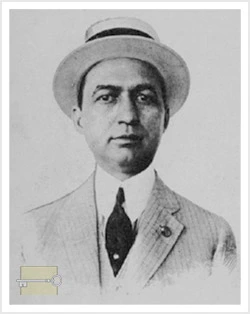 Retrato de Frank J. Bruen, administrador general de The Casino Jockey Club Corporation, ca. 1921.