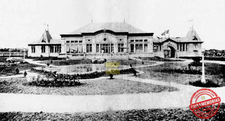 Frente principal del edificio del Casino de la Playa de Marianao, ca. 1920.
