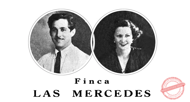 Gabriel Yánez Simón, hijo de José M. Yánez, junto a su esposa Carmela Rueda de Yánez, ca. 1944.