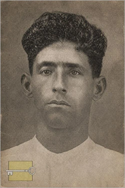 Retrato restaurado de Rafael González Veda, alias El Pelele.