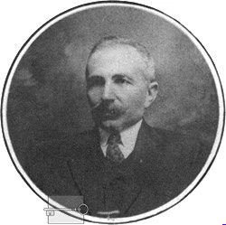 Retrato de Victoriano Linares, fundador de la fábrica de embutidos La Montañesa en Camajuaní.