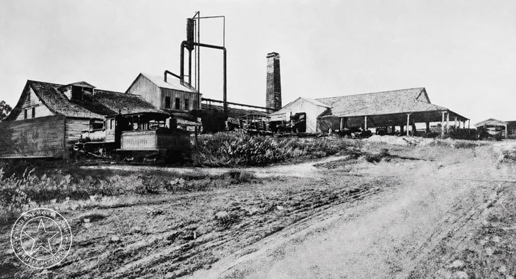 Vista general del Central Puerto de Canasí en 1913, posteriormente denominado Central Puerto Libre.