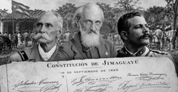 Salvador Cisneros Betancourt, Máximo Gómez y Antonio Maceo ante la Constitución de Jimaguayú de 1895