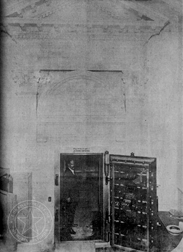 Bóveda de seguridad de la casa bancaria Hijos de R. Argüelles, La Habana, 1918