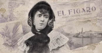 Mercedes Matamoros, retrato publicado en El Fígaro en 1906