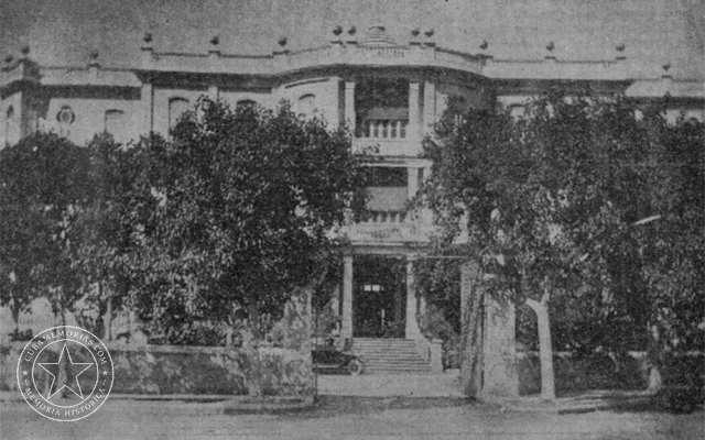 Vista exterior del Preventorio Martí, antiguo Hotel Campoamor, en Cojímar, 1916.