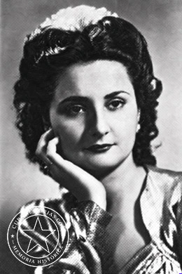 Rosita Weinberg, soprano lírica vinculada a los programas DANA de CMQ, 1944